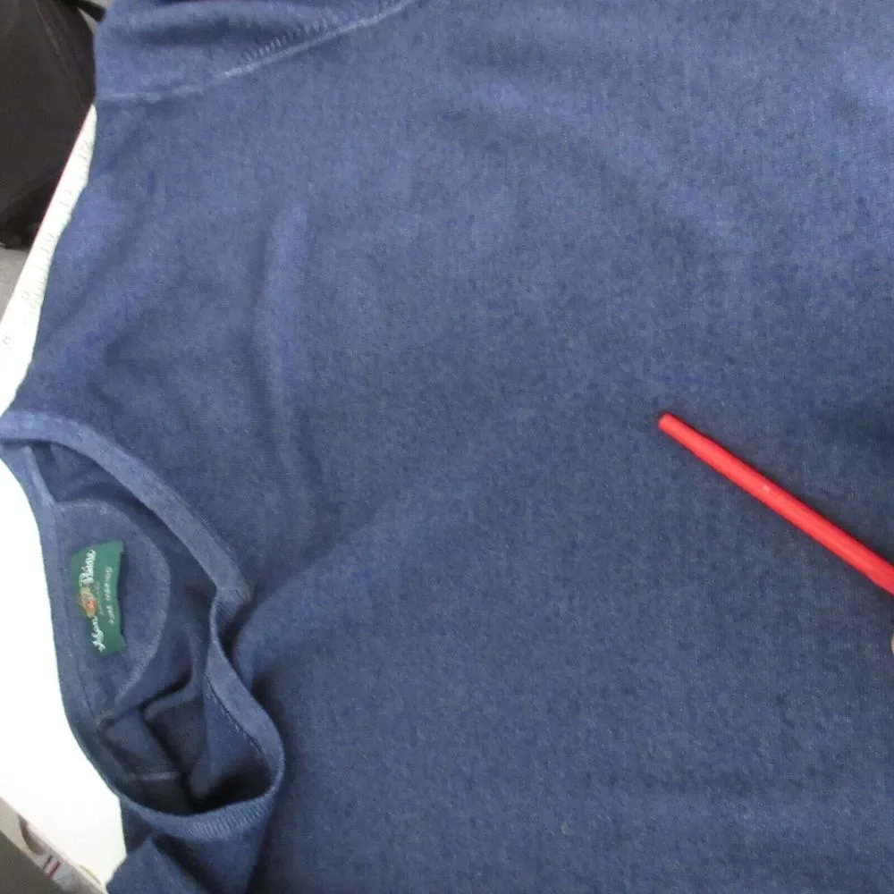 Alan Paine England Sweater Men EUR 58 Blue‎ Pure Merino Wool Career Vintage READ